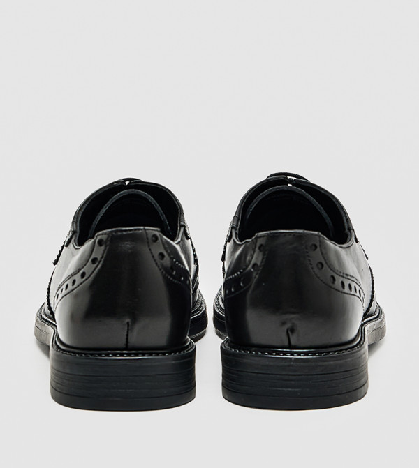 هاش بابيز  أحذية رسمية برباط - أسود Formal Lace-Up Shoes