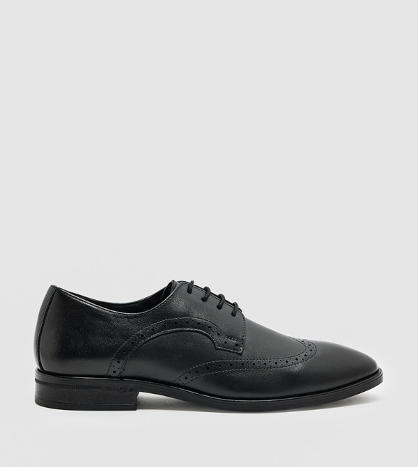 هاش بابيز  أحذية رسمية برباط - أسود Formal Lace-Up Shoes