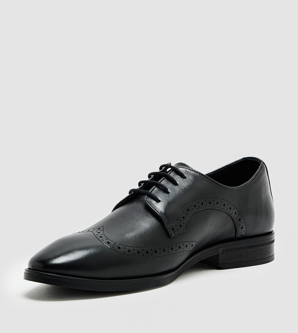 هاش بابيز  أحذية رسمية برباط - أسود Formal Lace-Up Shoes