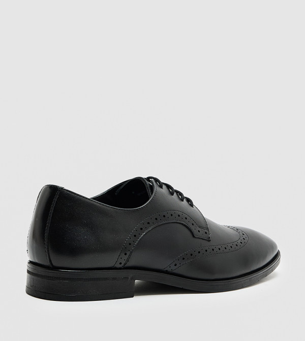 هاش بابيز  أحذية رسمية برباط - أسود Formal Lace-Up Shoes