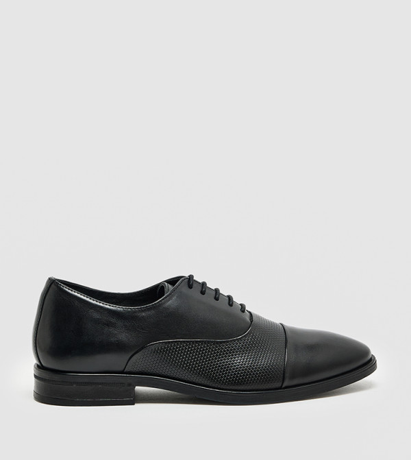 هاش بابيز  أحذية رسمية برباط - أسود Formal Lace-Up Shoes