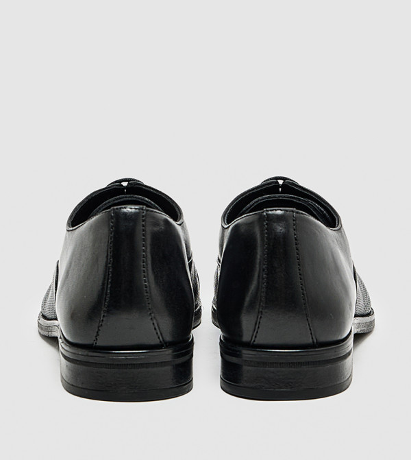 هاش بابيز  أحذية رسمية برباط - أسود Formal Lace-Up Shoes
