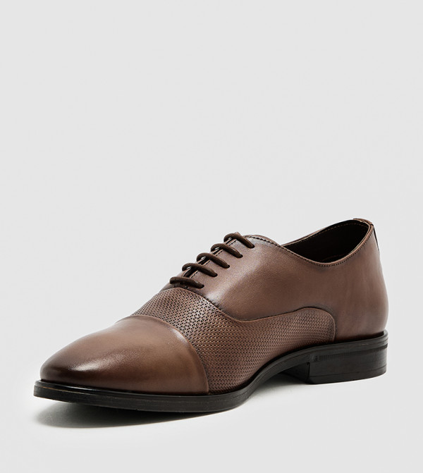هاش بابيز  أحذية رسمية برباط - بني  Formal Lace-Up Shoes