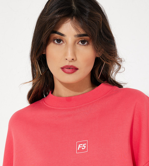 F5  Hoodies & Sweatshirts - Red Sweatshirts