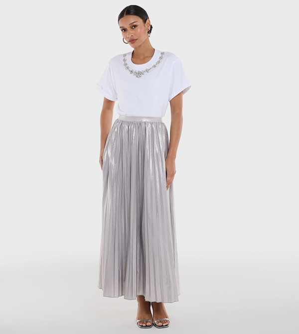 BCBG  Clothing - White Short Sleeve T-Shirts