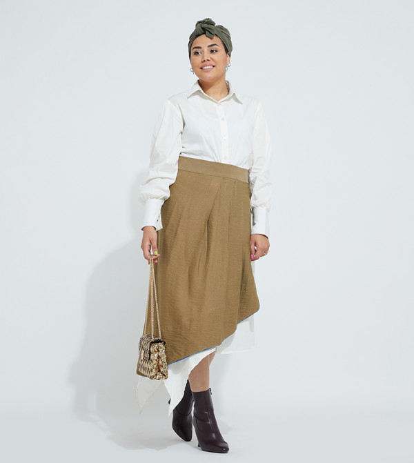 Bohoz By Mai Ibrahim  - Brown Skirts