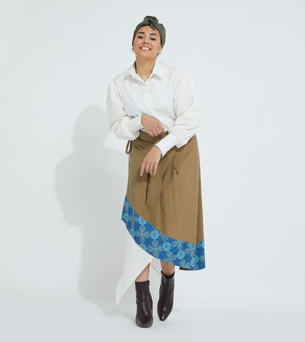 Bohoz By Mai Ibrahim  - Brown Skirts