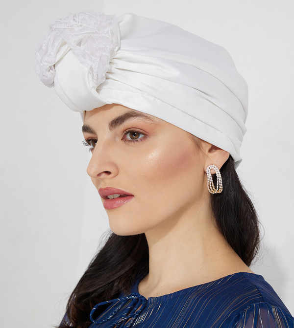 Bohoz By Mai Ibrahim  - White Headwear