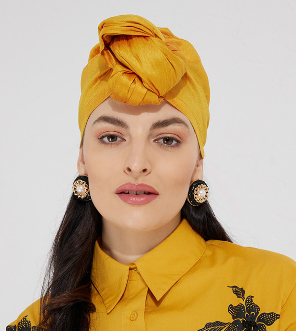 Bohoz By Mai Ibrahim - Yellow Headwear