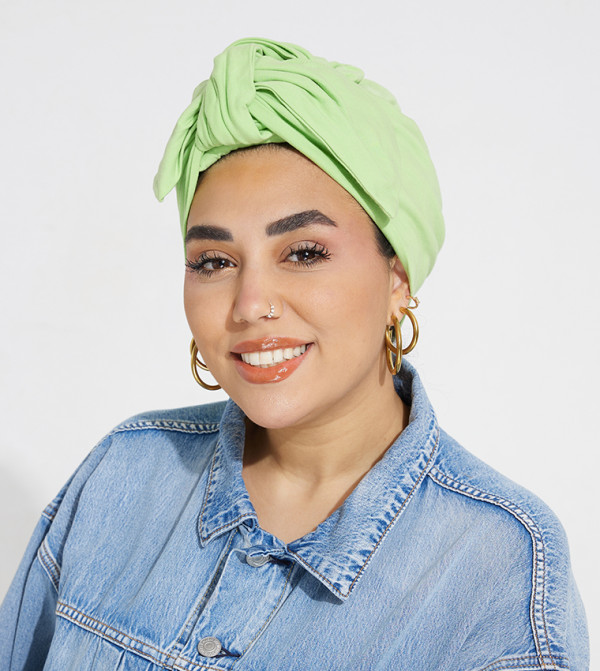 Bohoz By Mai Ibrahim  - Green Headwear