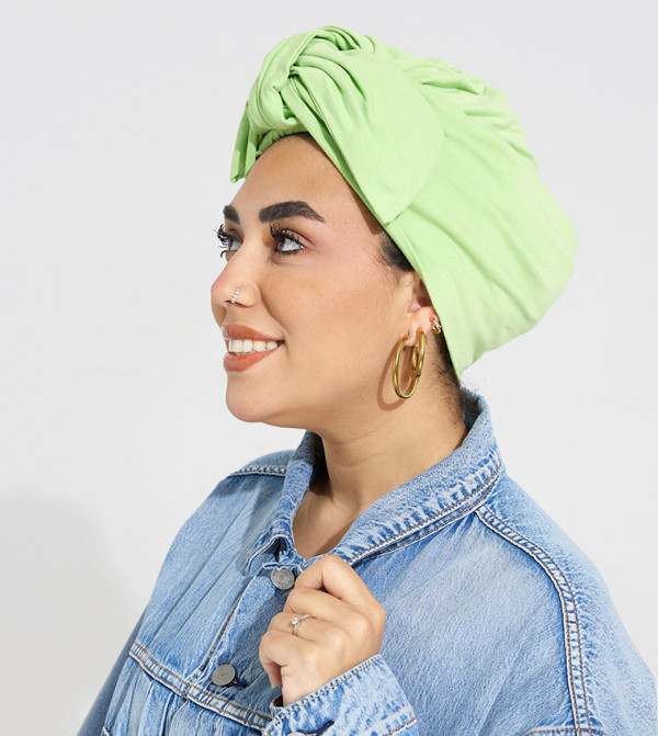 Bohoz By Mai Ibrahim - Green Headwear