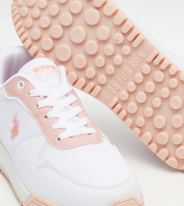 U.S. Polo Assn. U.S. POLO ASSN. - White Low Top