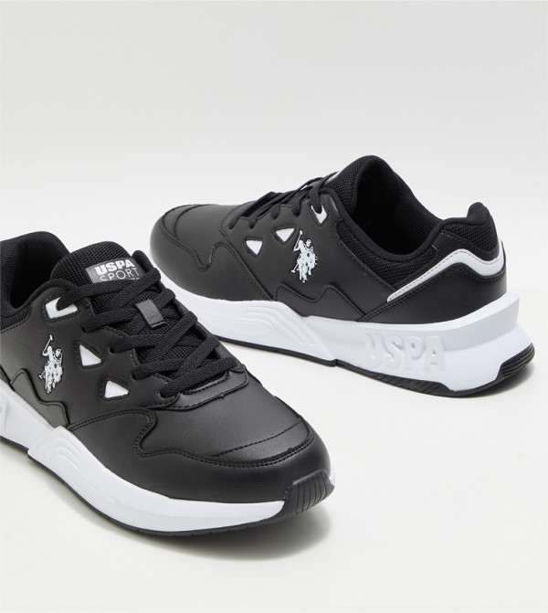 U.S. Polo Assn. U.S. POLO ASSN. - Black Low Top