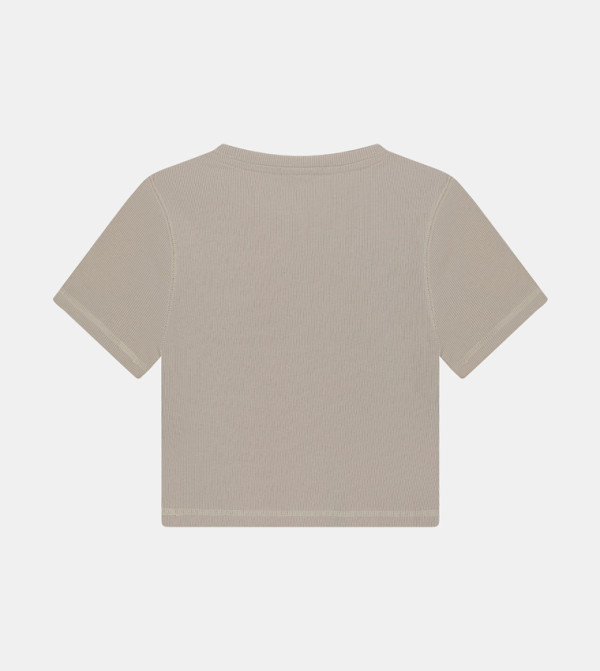 F5 F5 - بيج Short Sleeve T-Shirts