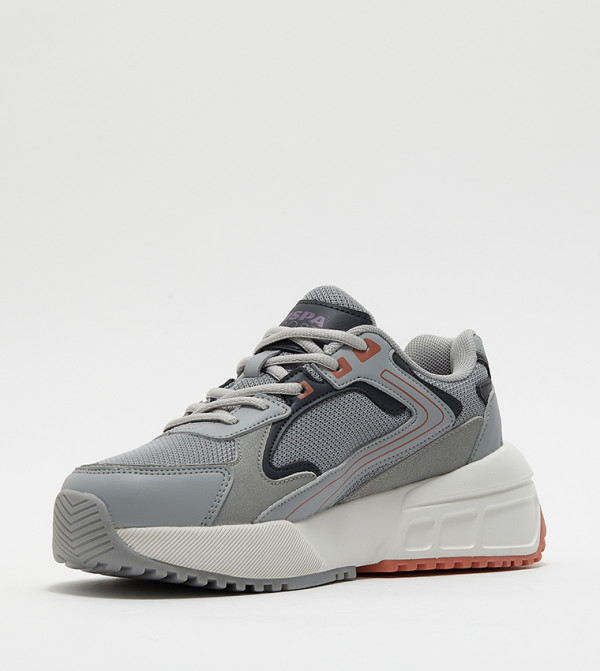 U.S. Polo Assn. U.S. POLO ASSN. - Grey Low Top