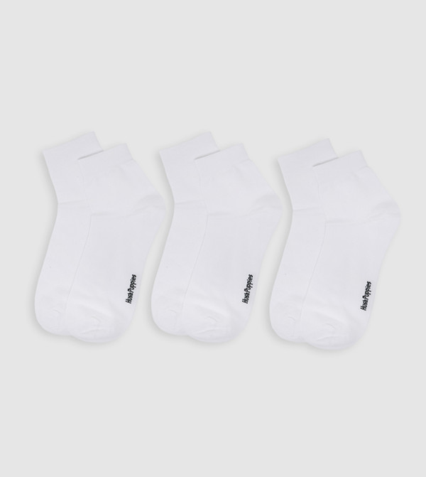 Hush Puppies Socks - White Ankle Length Socks