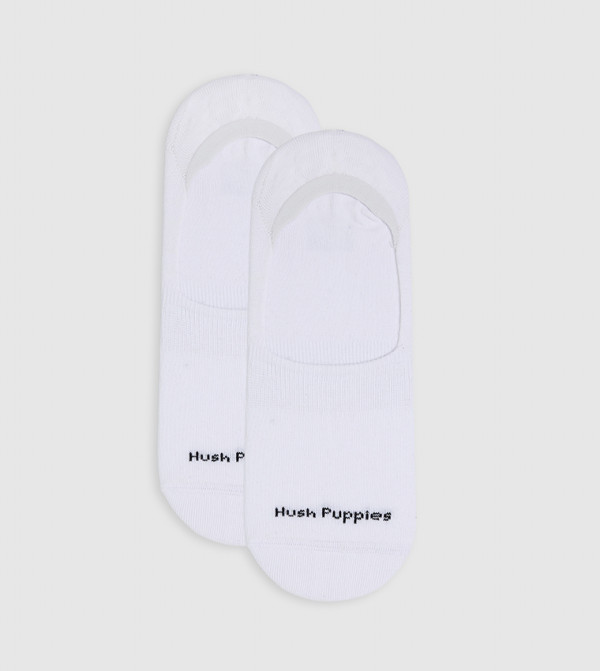 Hush Puppies  No show Socks - White No Show Socks