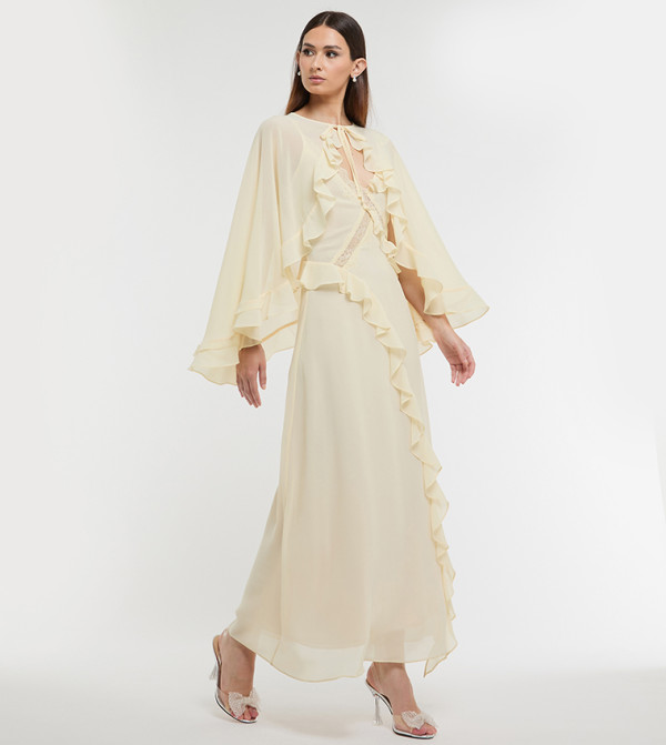 بي سي بي جي  soft-romance-w - أصفر Maxi Dresses