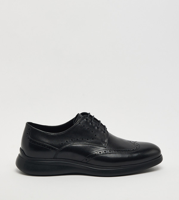 هاش بابيز  أحذية رسمية  - أسود Formal Lace-Up Shoes