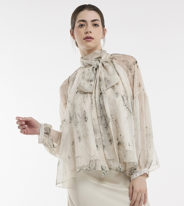BCBG  Tops - Off White Casual Tops