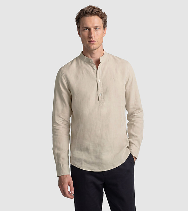 Ben Sherman  Casual Shirts - Beige Long Sleeves