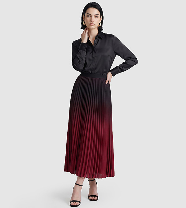 بي سي بي جي  تنانير - بورغندي Maxi Skirts