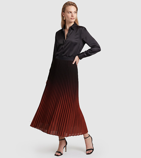 BCBG  Maxi Skirts - Brown Maxi Skirts