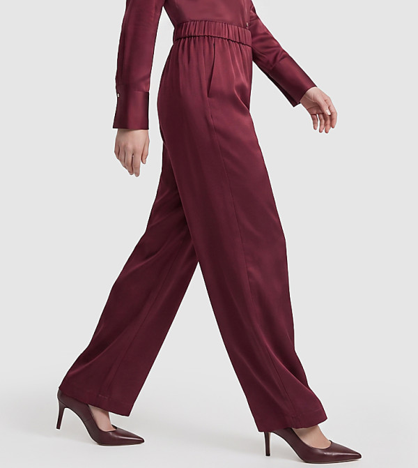 BCBG BCBG - Burgundy Casual Pants