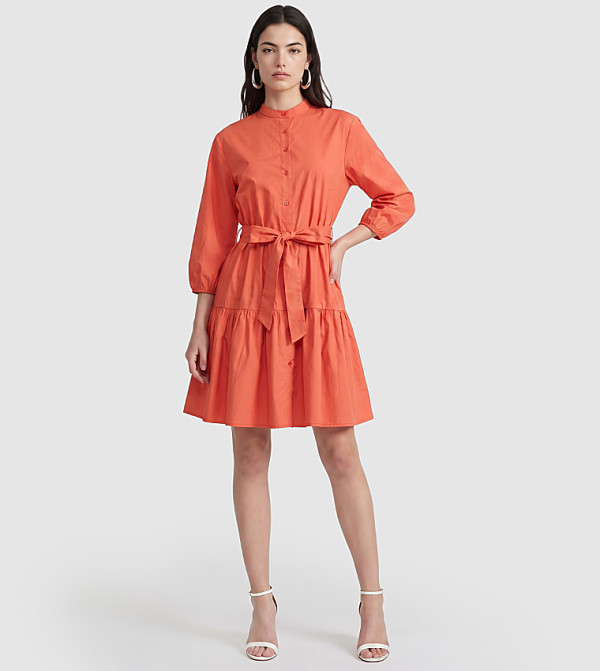 BCBG  Mini Dresses - Rust Mini Dresses