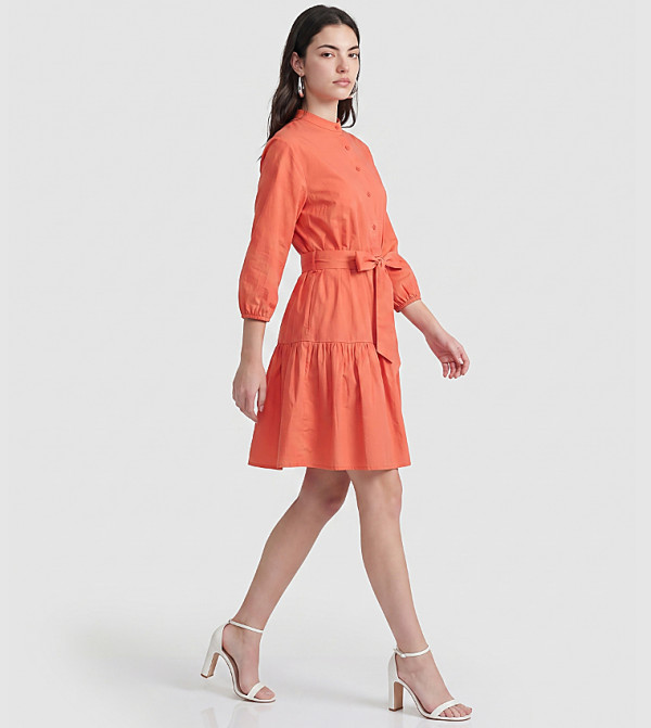 BCBG  Mini Dresses - Rust Mini Dresses