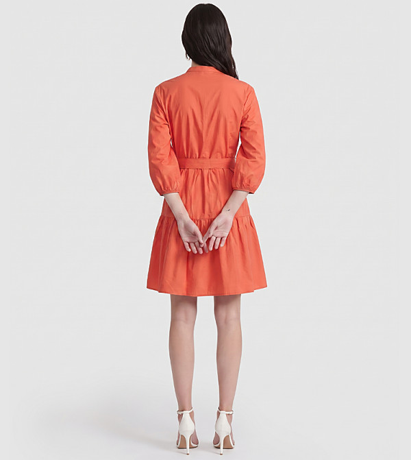 BCBG  Mini Dresses - Rust Mini Dresses