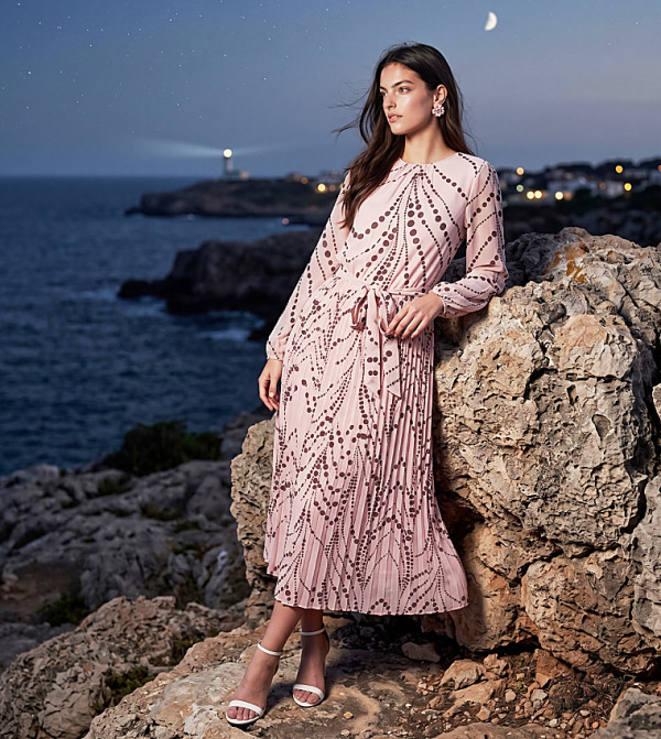 BCBG BCBG - Pink Midi Dresses