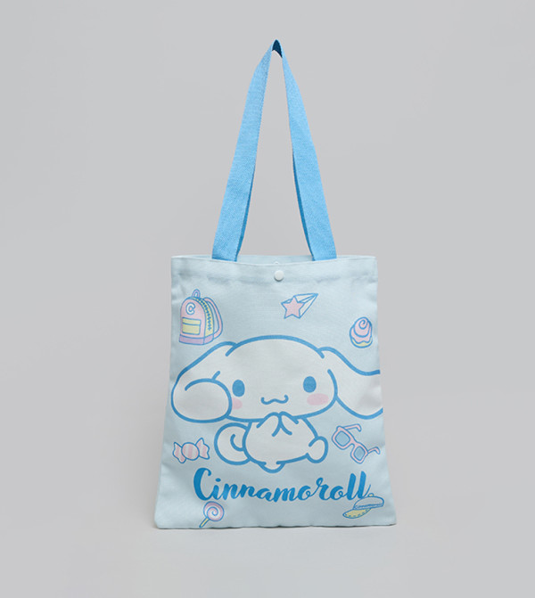 R&B Hand Bags - Light Blue Tote Bag