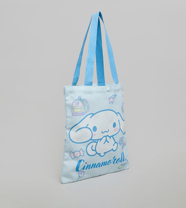 R&B Hand Bags - Light Blue Tote Bag