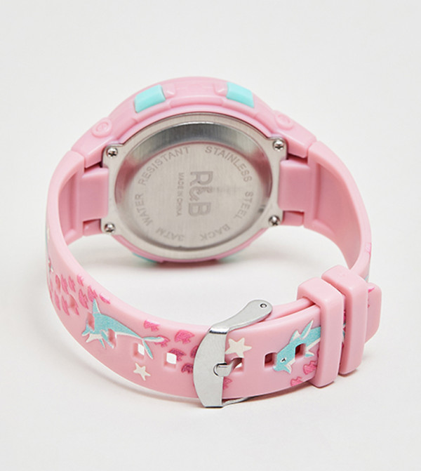 R&B  Watches - Light Pink Digital Watches