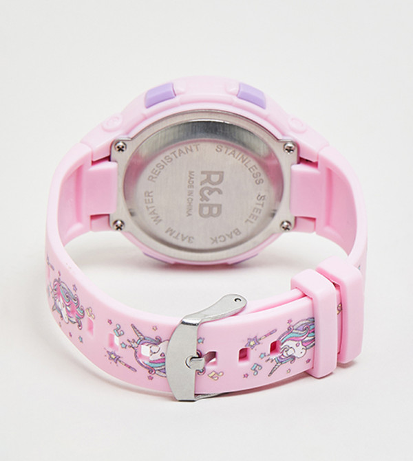 R&B  Watches - Light Pink Digital Watches