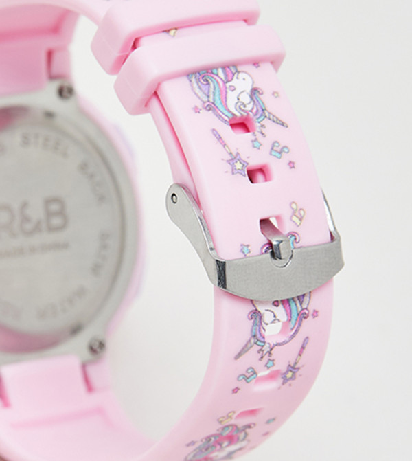 R&B  Watches - Light Pink Digital Watches
