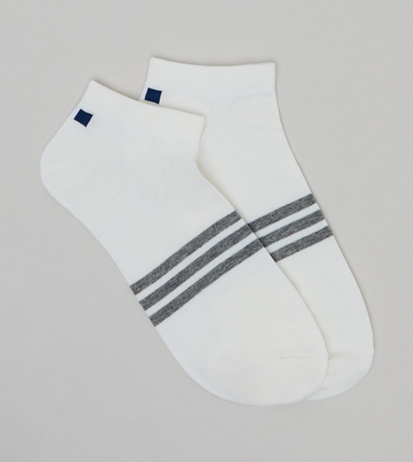 R&B  Ankle Length Socks - Ivory Ankle Length Socks