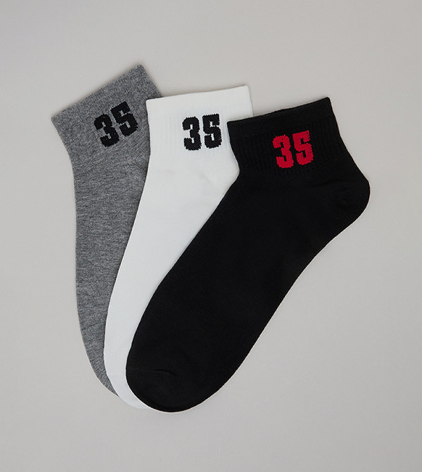أر آند بي  جوارب للكاحل  - متعدد Ankle Length Socks