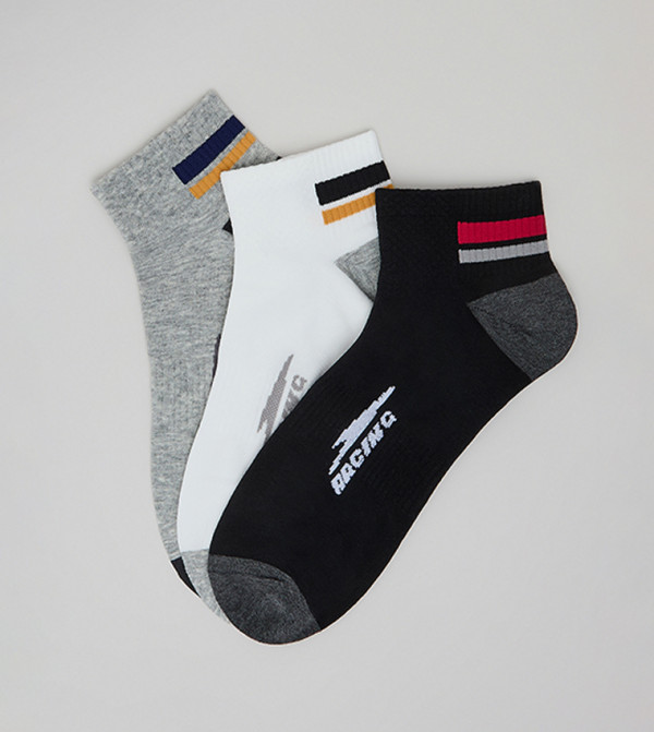R&B  Socks - Multi Ankle Length Socks