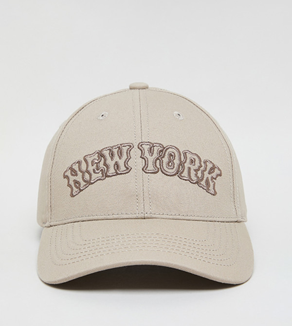 R&B  Baseball Caps - Beige Baseball Caps