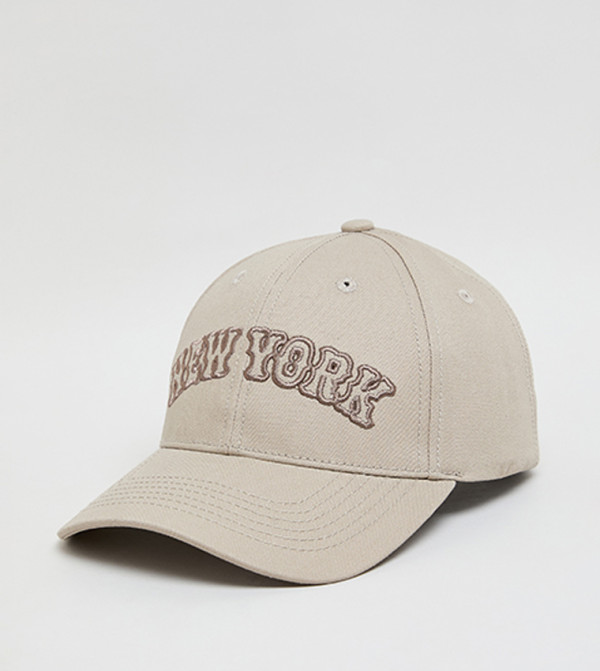 R&B  Baseball Caps - Beige Baseball Caps