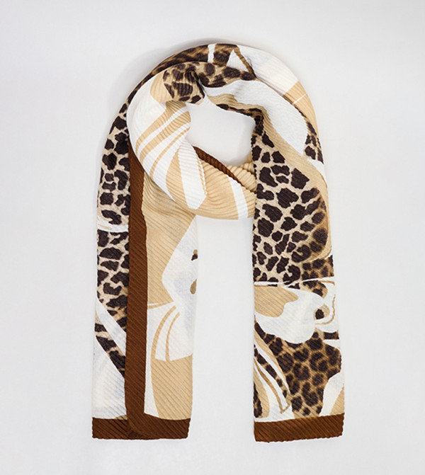 R&B Woven Scarves - Brown Woven Scarves