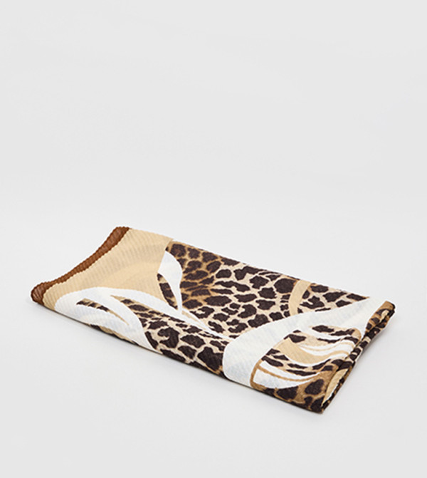 R&B Woven Scarves - Brown Woven Scarves