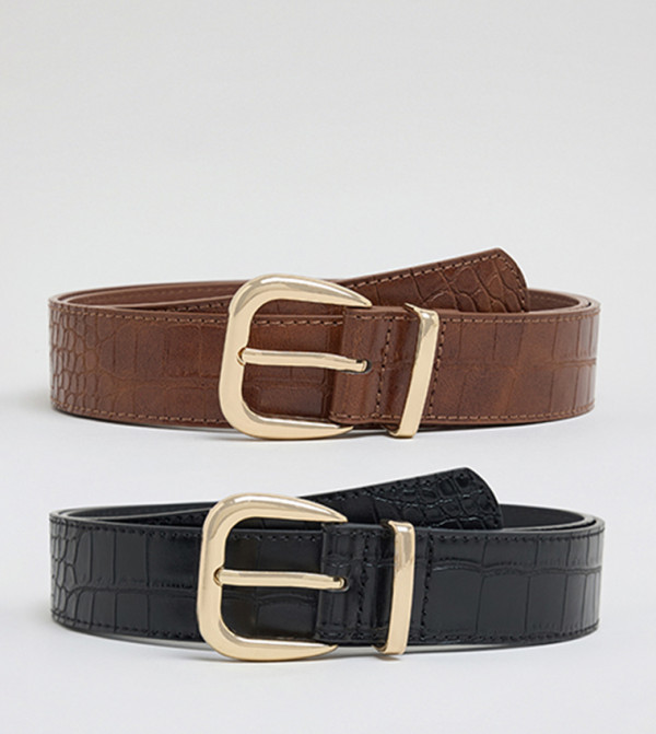 R&B Non Leather Belts - Multi Non Leather Belts