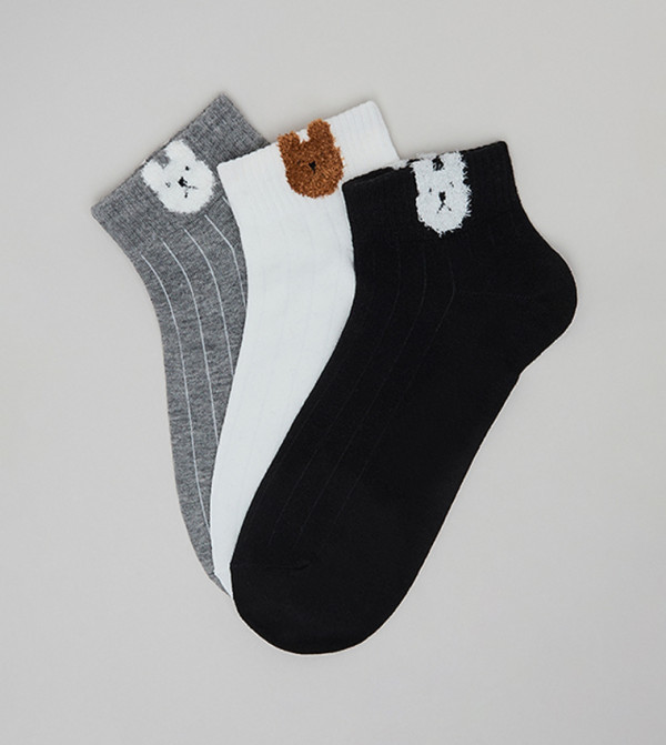 أر آند بي  جوارب   - متعدد Ankle Length Socks