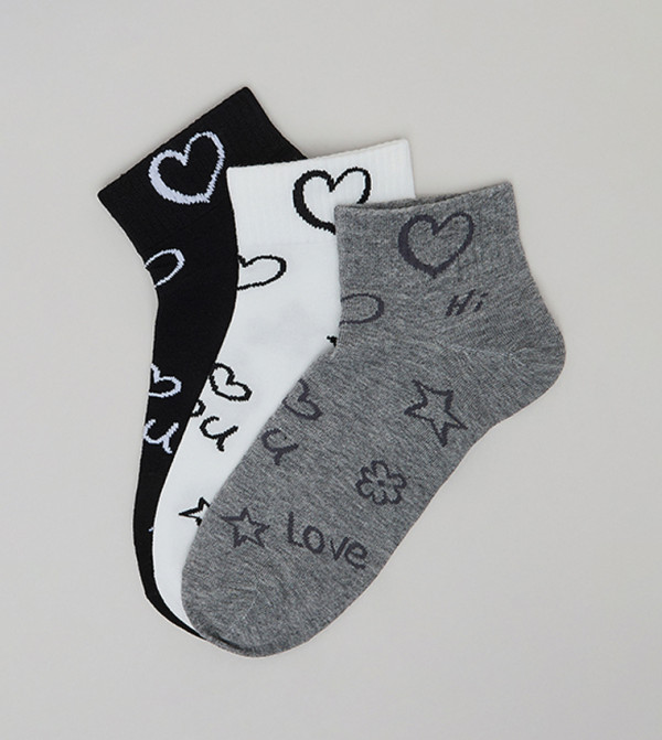 R&B  Ankle Length Socks - Multi Ankle Length Socks