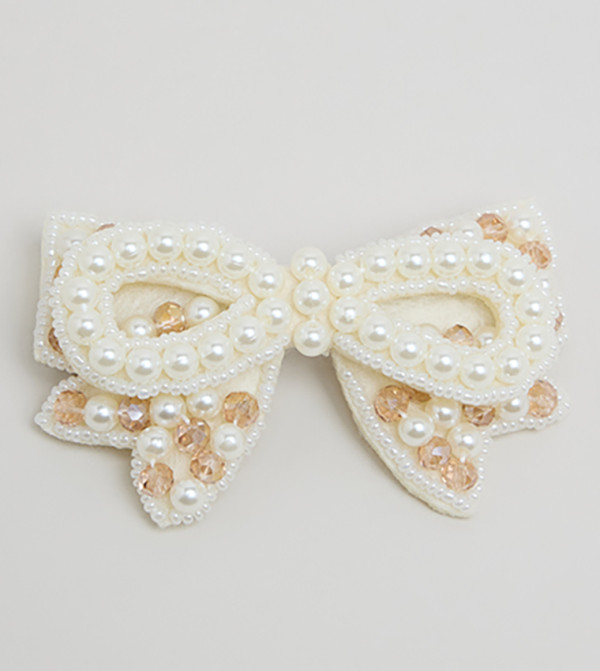 R&B  Hair Accessories - Ivory Hair Clips