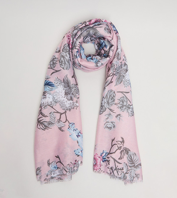 R&B Woven Scarves - Pink Woven Scarves
