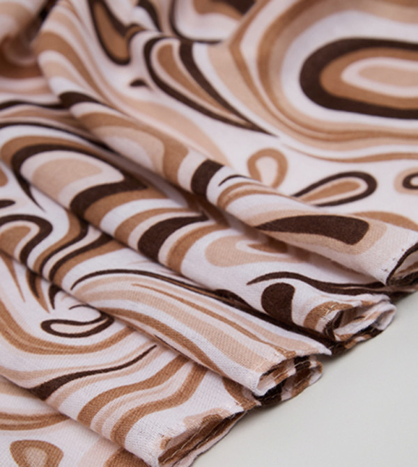 R&B Woven Scarves - Brown Woven Scarves